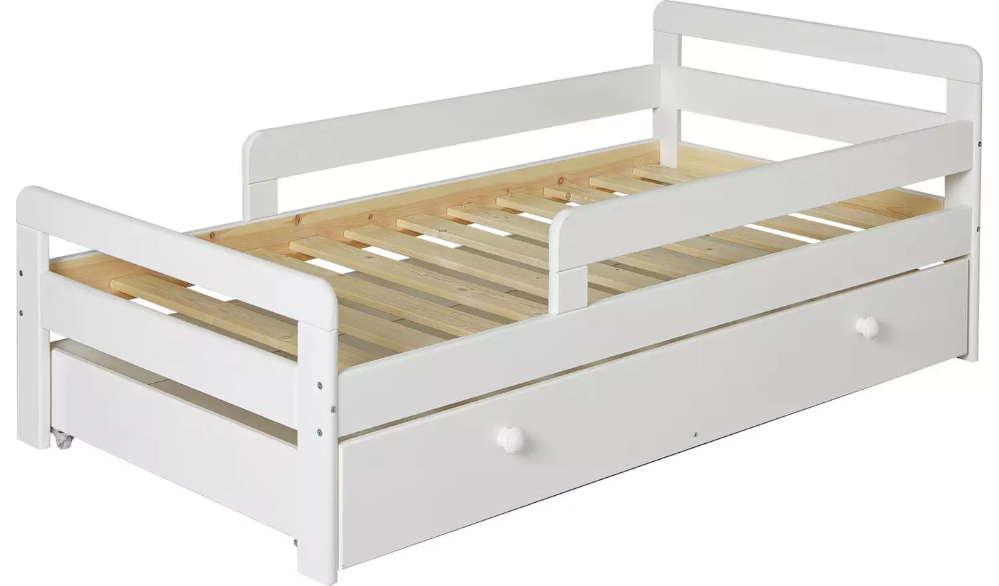 Habitat Ellis Toddler Bed Frame with Storage - White